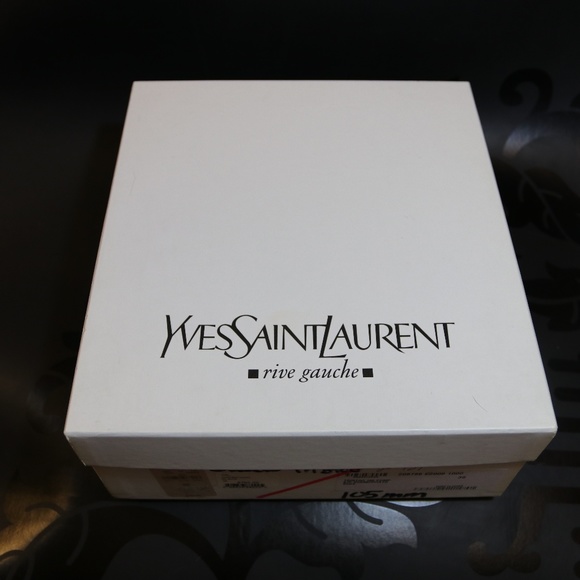 YSL Tribtoo 105 Black Suede Platform Pumps (9.5B) - Picture 8 of 8